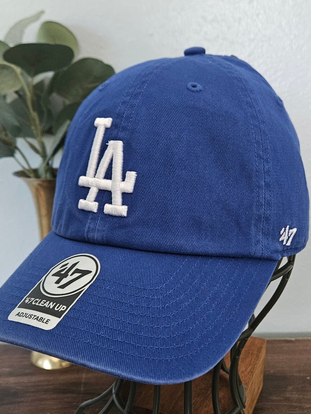LOS ANGELES Dodgers '47 Clean Up adjustable 100% Cotton strapback hat.